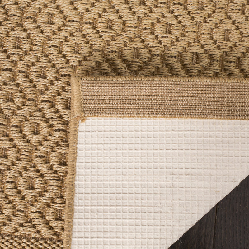 Tapis en sisal et en jute tissé jacquard Wyckhoff Palm Beach, Tapis de couloir 2 pi x 8 pi
