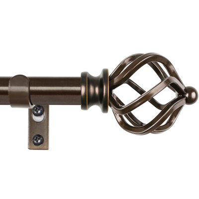 Bronze Curtain Rod 32 To 58 Inch2648Ft Adjustable Curtain Rods For Windows 28 To 48 Inch 34 Inch Splicing Drapery Rods With Twisted Cage Finia Bronze Curtain Rod 32 To 58 Inch2648Ft Adjustable Curtain Rods For Windows 28 To 48 Inch 34 Inch Splicing Drapery Rods With Twisted Cage Finia