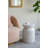 14x14x20" Round Accent Table with White Capiz Shell Design