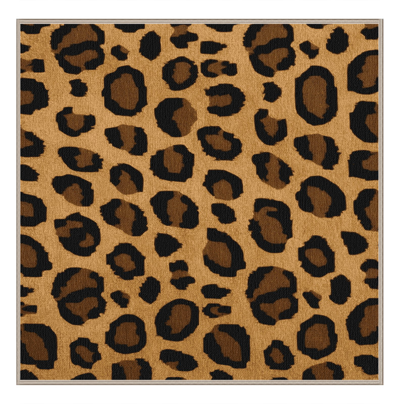 Washable King Cheetah Big Cats Area Rug, Square 5'