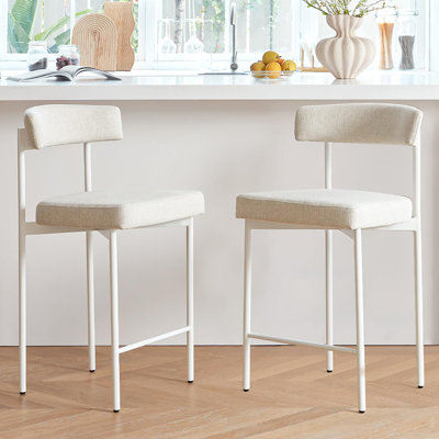 Ensemble de 2 tabourets de bar modernes
