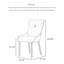 Chaise de salle à manger moderne et simple en cuir ultra fin