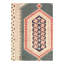 Tapis oriental beige en laine / vert Luvada