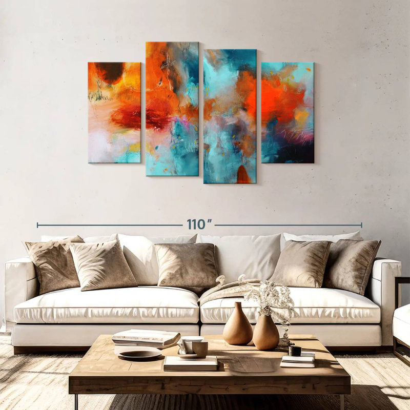 Avery Colourful Abstract X, 48" H x 75" W