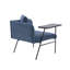 Chaise de loisir rembourrée avec tablette-1909364975