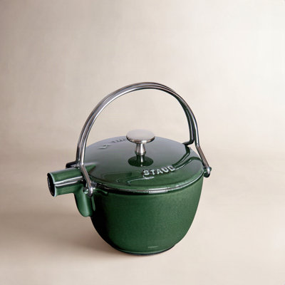 Staub 1qt Cast Iron Round Tea Kettle