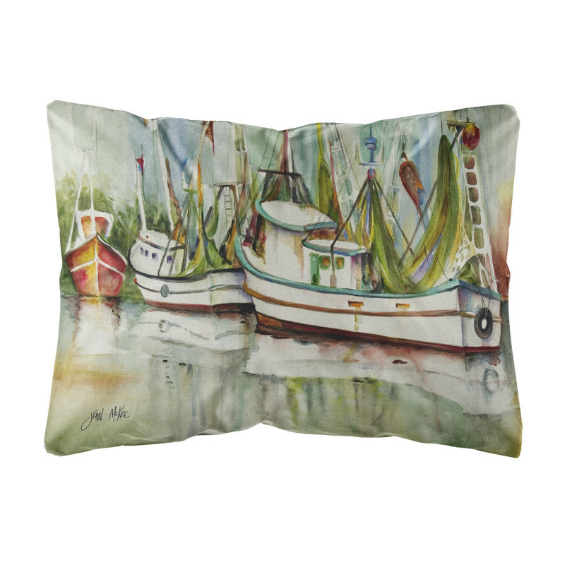 Coussin décoratif intérieur/extérieur pour crevettes Ocean Springs