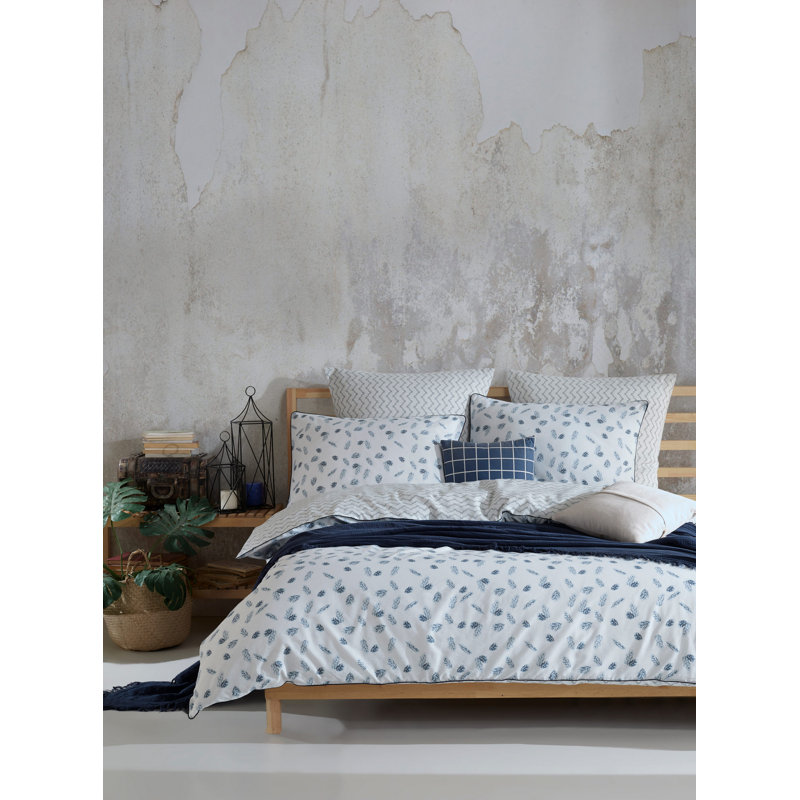Vitali Dark Blue/White 145 TC, 155 x 220 cm