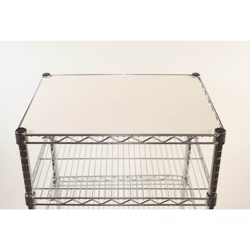 Doublure de tablette en PVC, H 0,125 po x l 23 po x P 13,25 po, Blanc