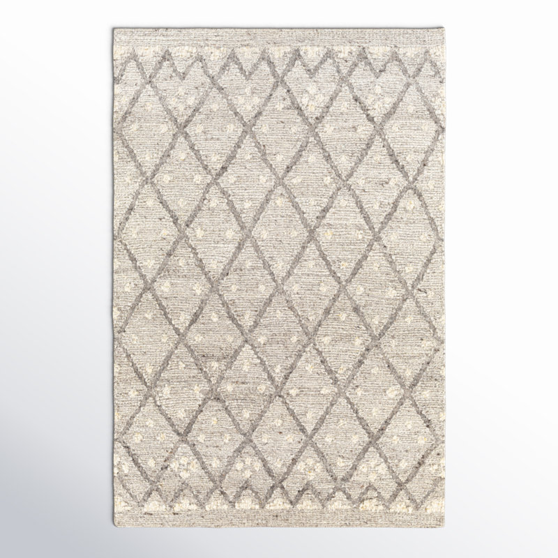 Elisha Wool Geometric Indoor Rug, Rectangle 5' x 7'6"
