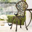Outsunny 3 Pcs Aluminium Bistro Set Dining Table Chairs Antique Brown
