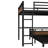 Metal Full XL Over Full XL Bunk Bed with Loft Conversion - Separable Into Loft and Single Bed, Raised Rail Guard-404145889-404145900