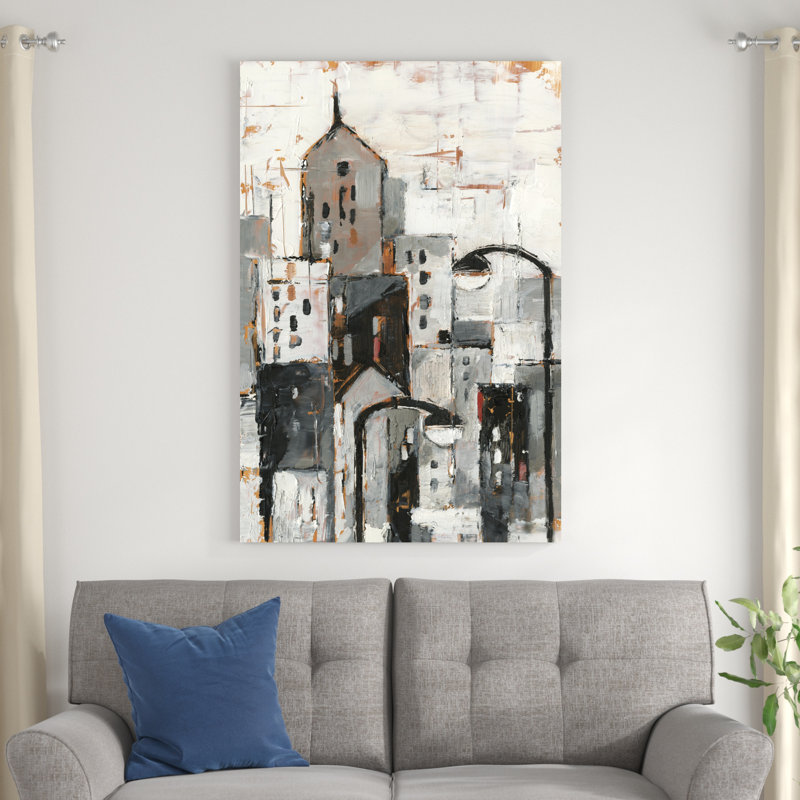 Illuminated City I, H 48 po x l 32 po