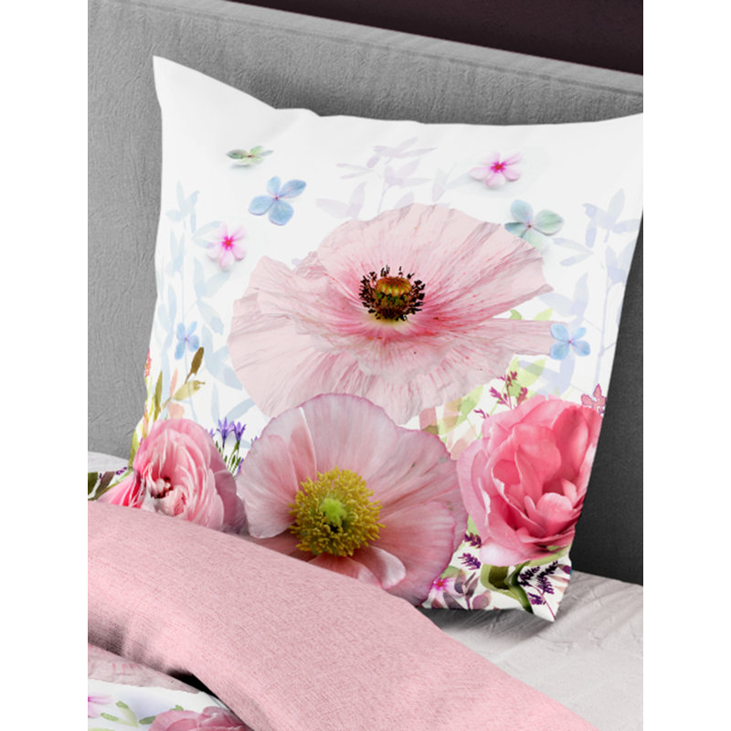 Flowers Duvet Cover Set with Pillow Shams Included