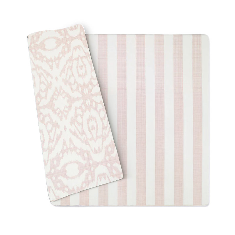 Tapis de jeu réversible en mousse Emerson, Rose