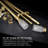 Judner Gold Adjustable Double Curtain Rod Set-1036034895