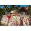 Nappe cerise - rouge / vert - 71 po x 142 po