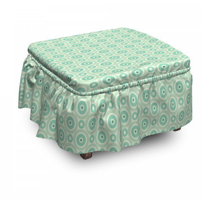 Box Cushion Ottoman Slipcover