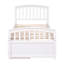 Orisfur. Lit plateforme simple avec rangement en bois massif et 6 tiroirs-127569069