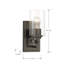 Applique murale 1 lumière pour salle de bain 10,5 po Binsly-131230059