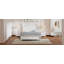 Ensemble de chambre à coucher 3 pièces, lit plateforme en bois et deux tables de chevet-304526175-304526162