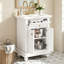 Meuble-lavabo moderne 24 po avec tiroir basculant-483183589