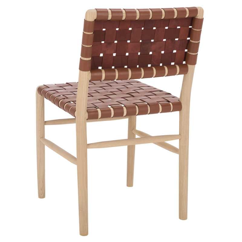 Kaiber Dining Chair, Red Tan/Natural