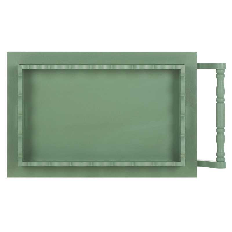 Reinhart Aydah Emmeline Outdoor Side Table Natural, Sage Green