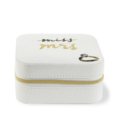 Travel Jewelry Organizer, Miss To Mrs.