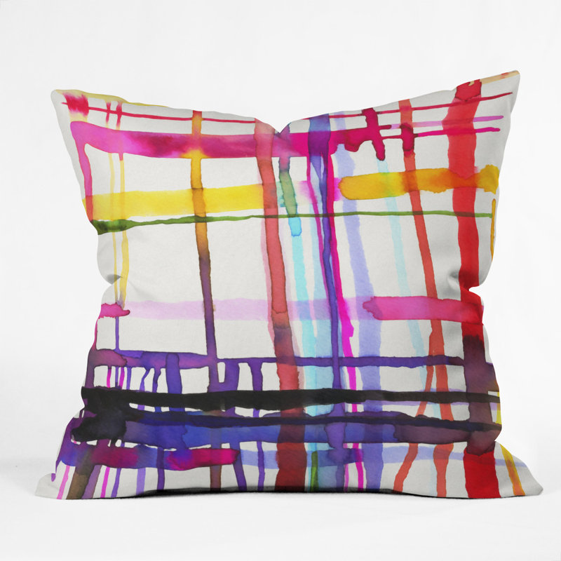 Coussin intérieur/extérieur ninola design lines, 16 po x 1 po