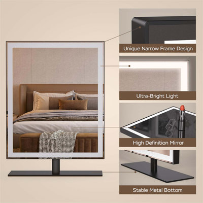 Demetrias Metal Rectangle Floor Mirror