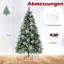 Lighted Artificial Pine Christmas Tree-823738357