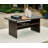 Chaudhary Rectangular Outdoor Side Table , 35.5 " W 59 " D