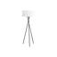 Lighting, 62 po, lampe sur pied, métal noir, abat-jour ivoire / crème, contemporain-1412098086-1412098085