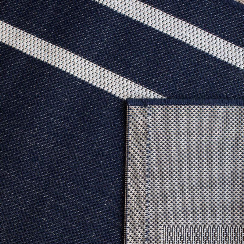 Geometric Indoor / Outdoor Rug, Rectangle 5'3" x 7'