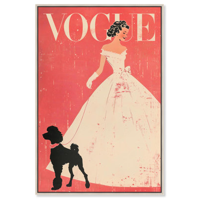 Toile de couverture rouge et ivoire par Art Remedy