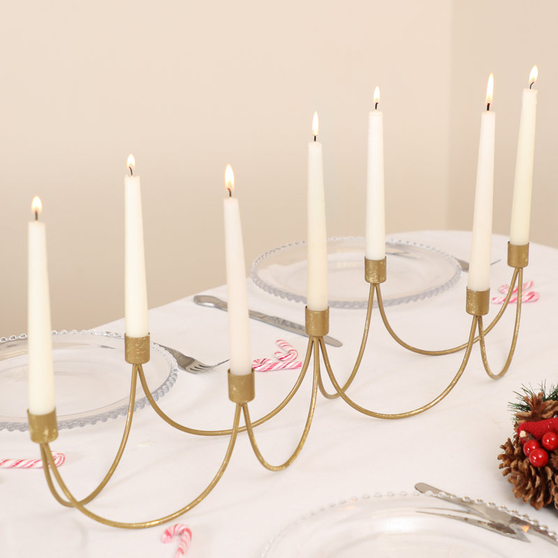 Metal Tabletop Candelabra