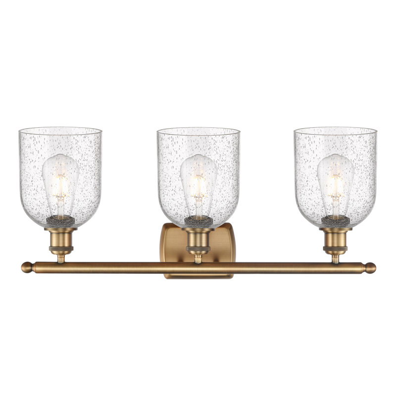 Anacaren 3 - Light Dimmable Vanity Light, Seedy, Brushed Brass