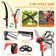 30FT Manual Pole Saw Tree Trimmers Long Handle Pruner Set