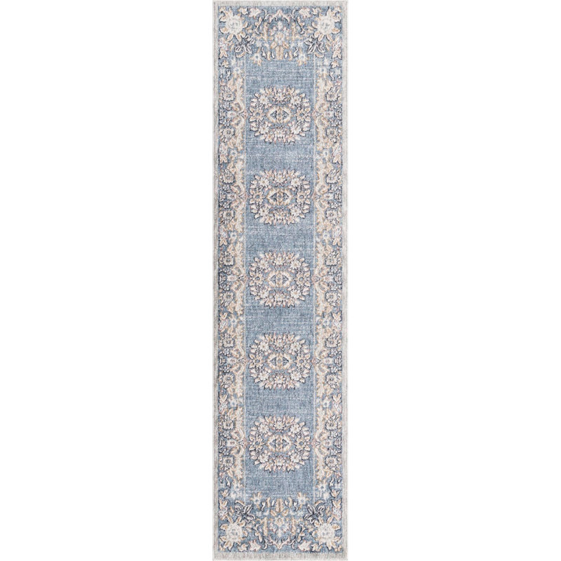 Erica Floral Indoor Rug, Runner 2' x 8'