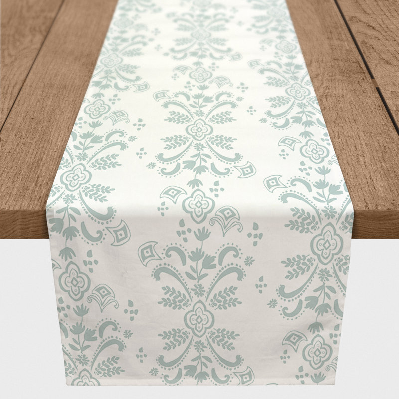 Azeeza Dining Linens, 90" L x 16" D, Blue
