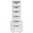 Tall Corner Storage Cabinet With 2 Doors, 5-Tier Metal Shelves, Freestanding Space-Saving Furniture For Kitchen, Living Room, Bathroom, And Laundry Room
