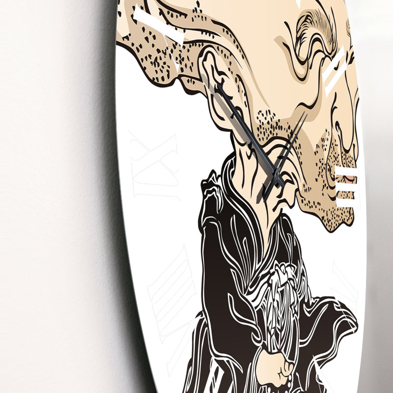 Horloge murale rétro Ukiyoe, Petit