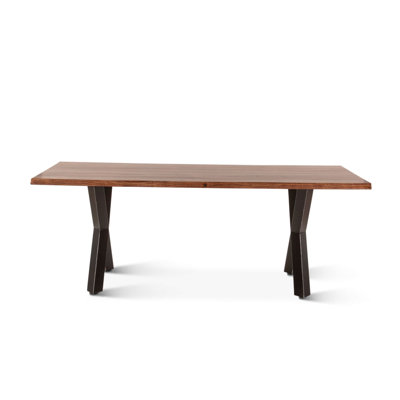 Elliston Solid Wood Double Pedestal Dining Table