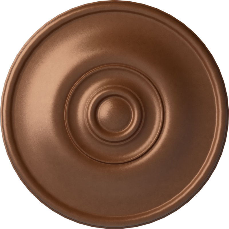 Jefferson Ceiling Medallion, Polished Copper
