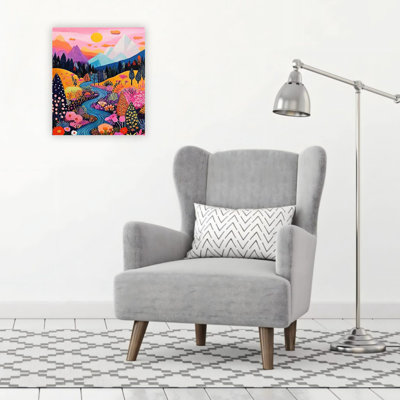 Art mural fantastique sur toile tendue 20 po x 24 po