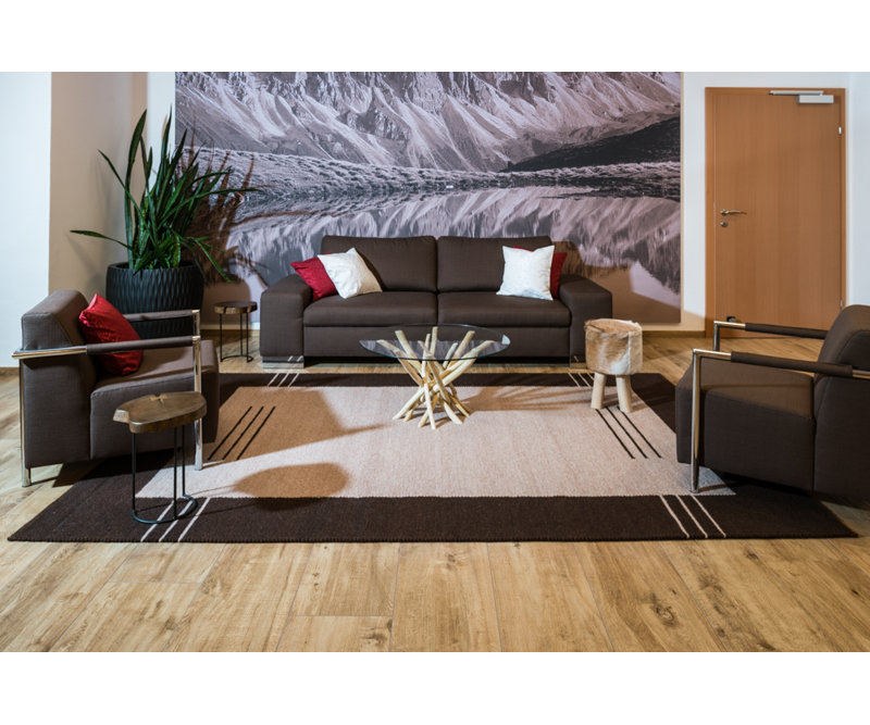 Tyronza Wool Area Rug, Rectangular 70 x 140cm