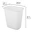 Poubelle à couvercle ouvert 9 gallons Sterilite-101564749-115280871