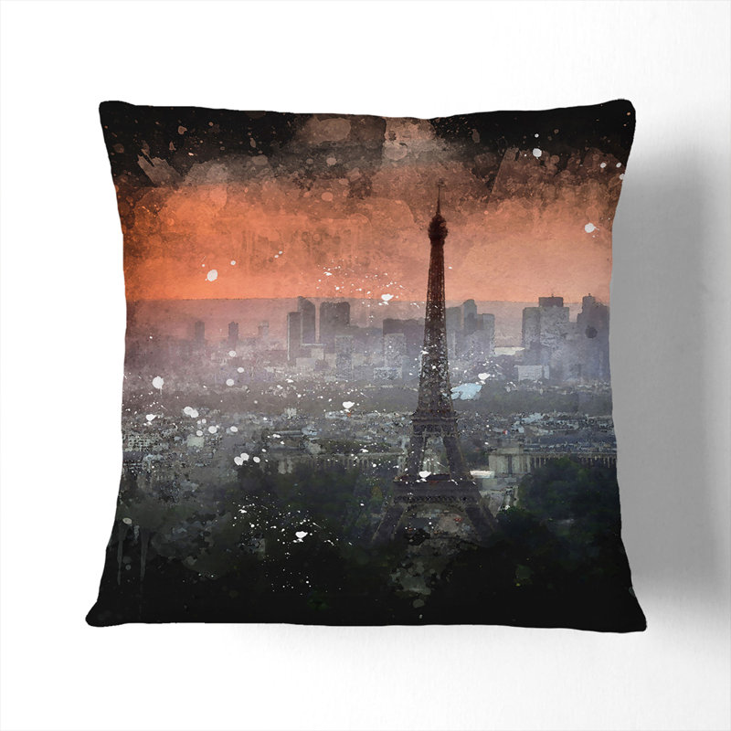 Square Cushion, 55cm H x 55cm W x 20cm D, Black