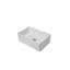 Évier de cuisine blanc en évier de cuisine 30 po x 20 po x 10 po à tablier frontal en porcelaine blanche réversible